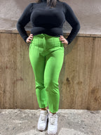 Pantaloni lime curvy